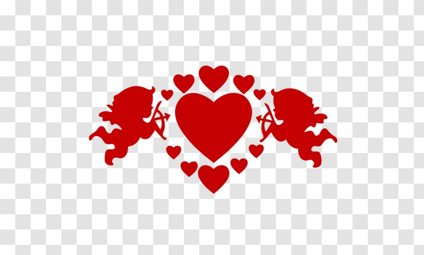 Symbol Cupid Love Heart - Silhouette Transparent PNG