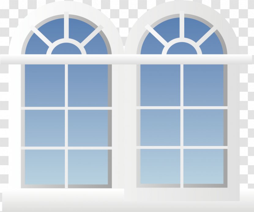 Window Door - Vector European-style Doors And Windows Transparent PNG