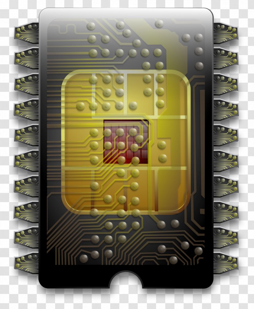 Biochip Integrated Circuits & Chips Electronics Technology Transparent PNG