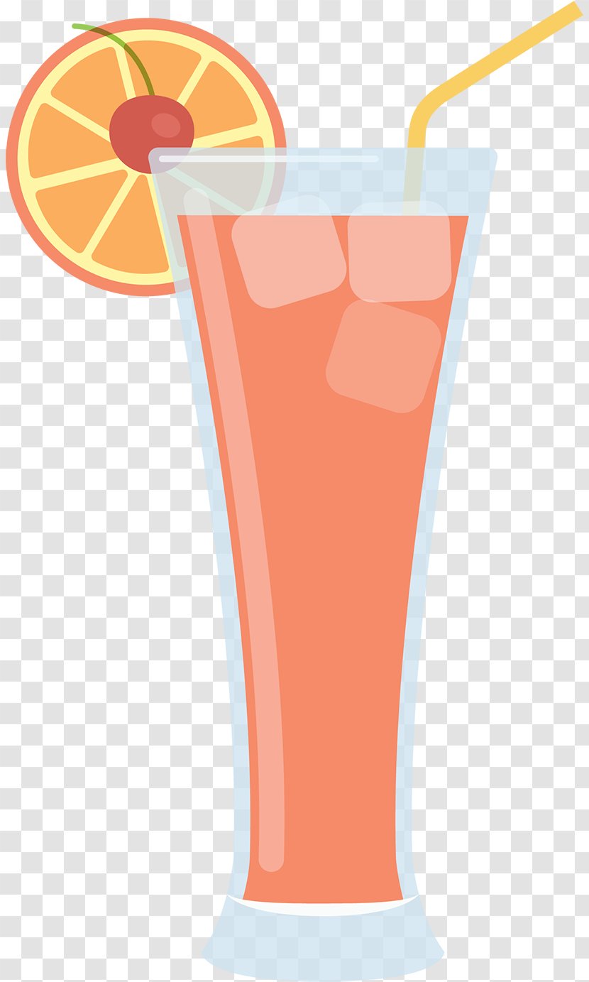 Beach Background - Drink - Rose Italian Soda Transparent PNG