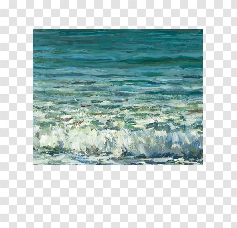 Ocean Shore Pacifica Wind Wave Sea - Marshall Crossman Painter - Watercolor Transparent PNG