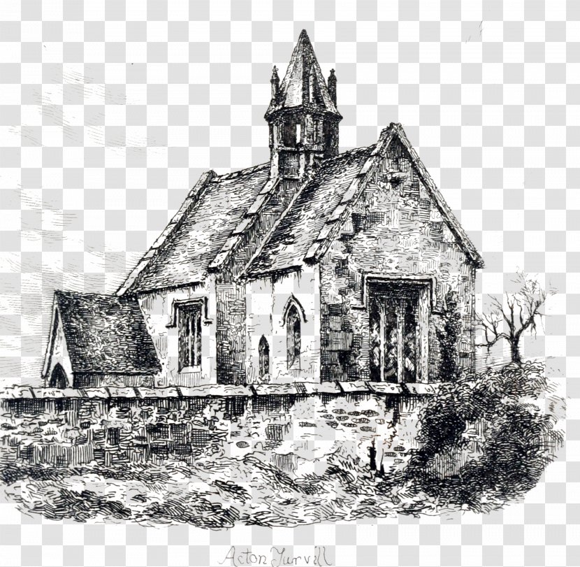 Manor House Building Chapel Drawing - Archaeologist Transparent PNG
