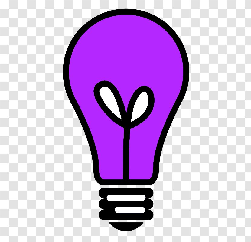 Light Bulb - Magenta Transparent PNG