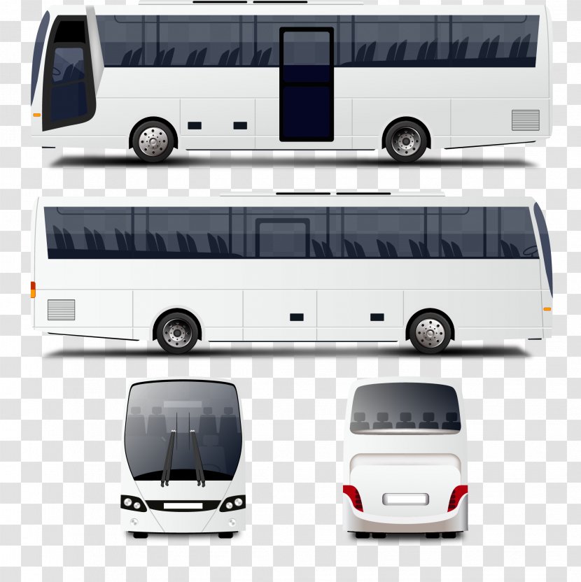Bus Mockup Royalty-free Illustration - Motor Vehicle - Vector Transparent PNG