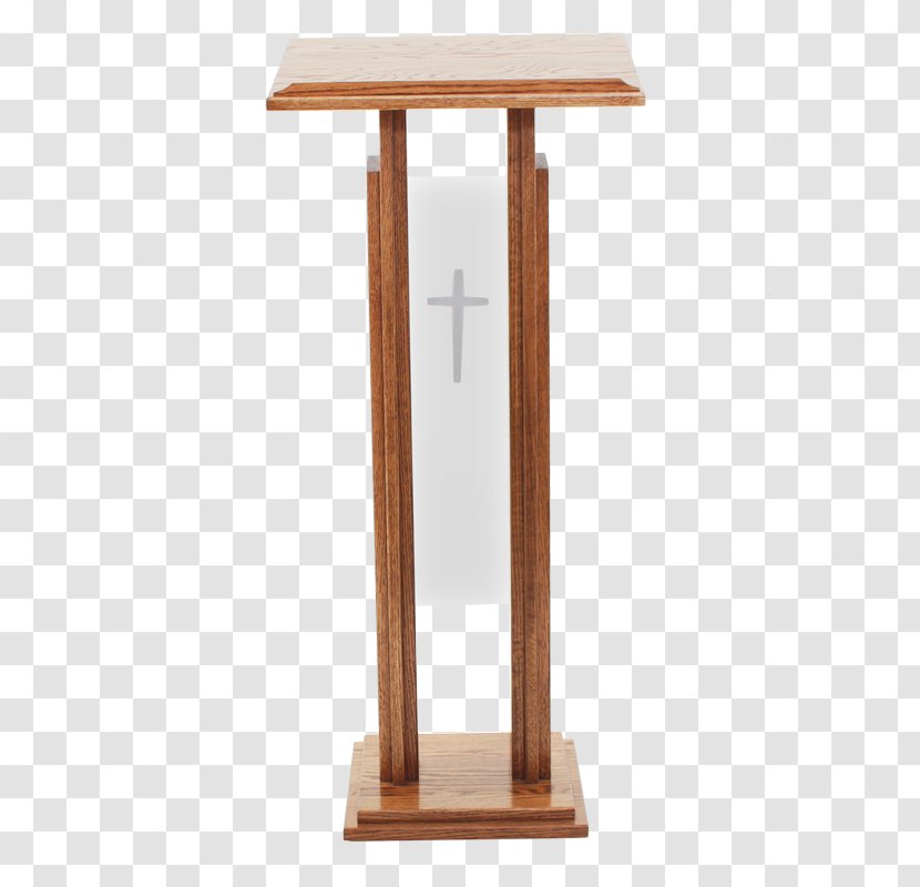 Table Furniture Pulpit Wood Lectern - Rectangle - Church Altar Transparent PNG