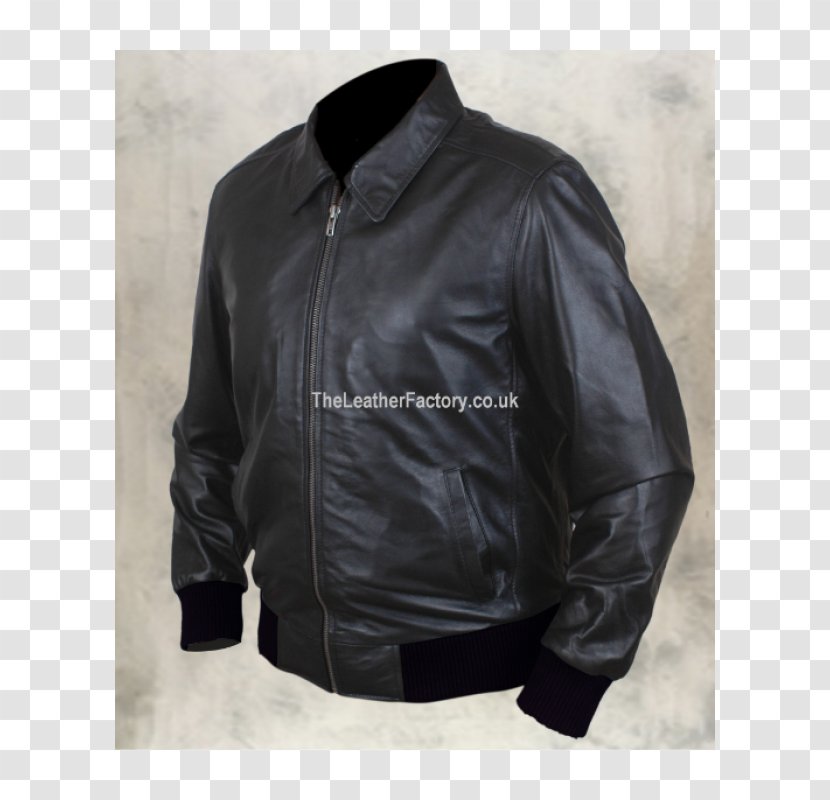 Leather Jacket - Material - Genuine Transparent PNG