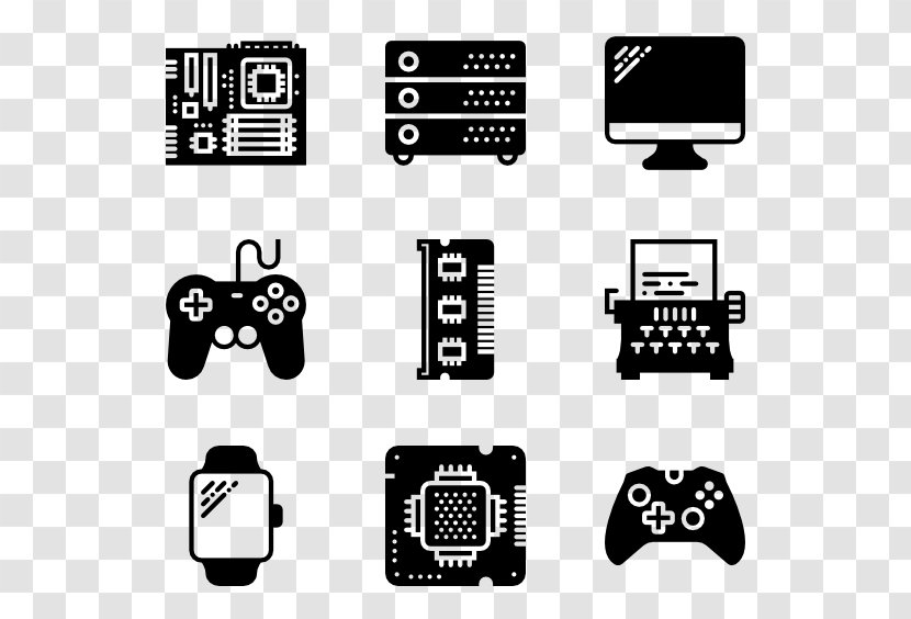 Clip Art - Multimedia - Technology Elements Transparent PNG