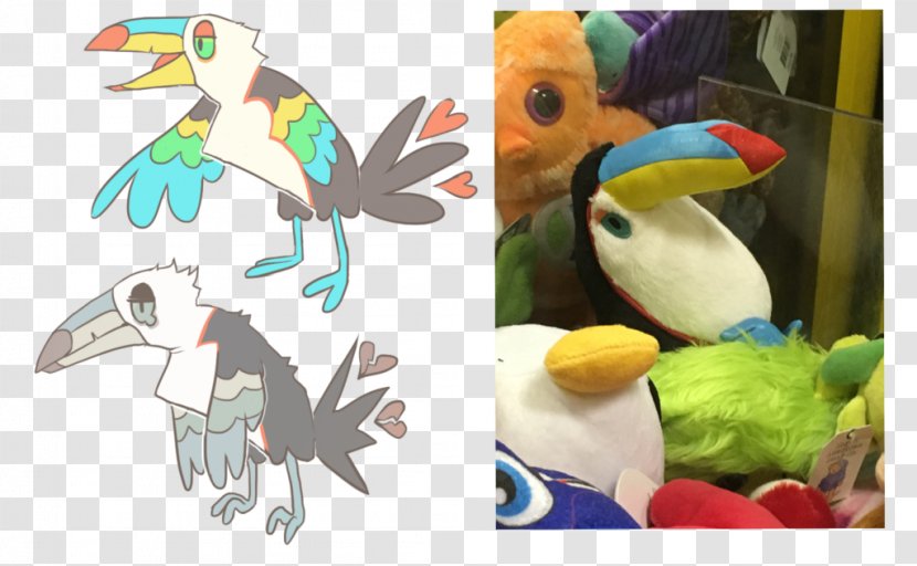 Fan Art Crows Idea - Stuffed Animals Cuddly Toys - Toucan Transparent PNG