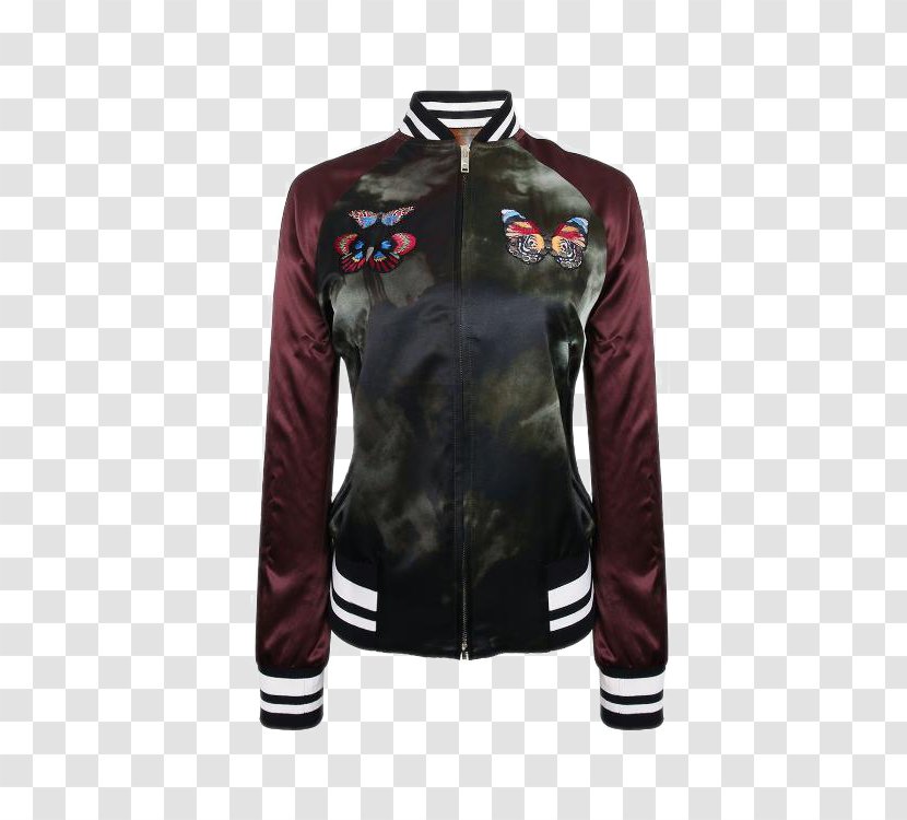 Leather Jacket Baseball Uniform Outerwear - Coat - 16 Years Dongkuan Ms. Spell Color Transparent PNG