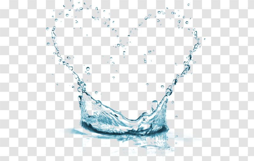 Water Heart Clip Art - Cartoon Transparent PNG