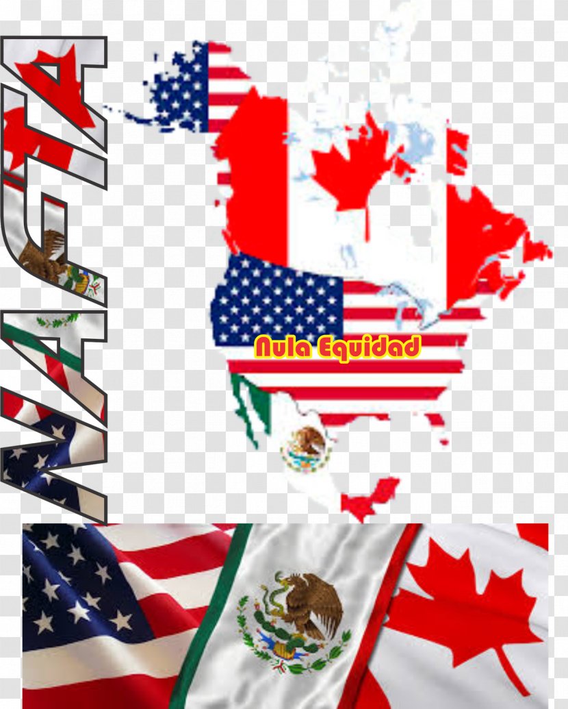 Canada–United States Free Trade Agreement North American - Flag - United Transparent PNG