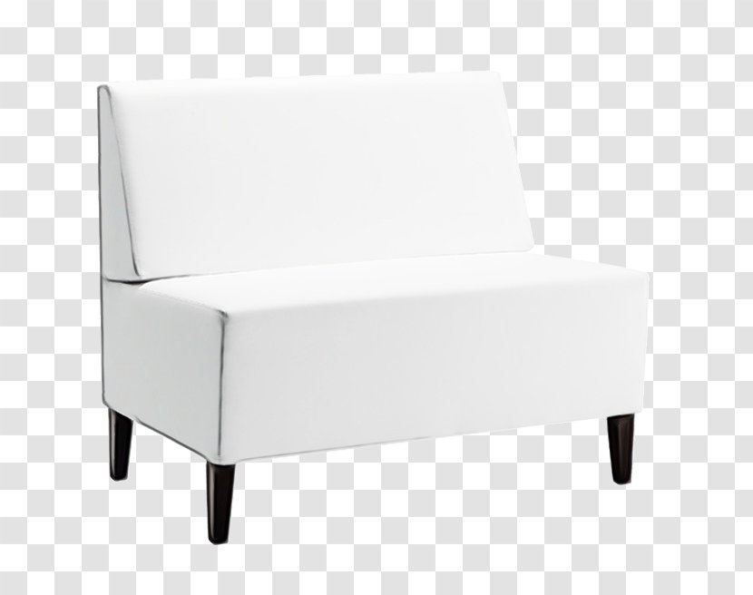Couch Cartoon - White - Leather Transparent PNG