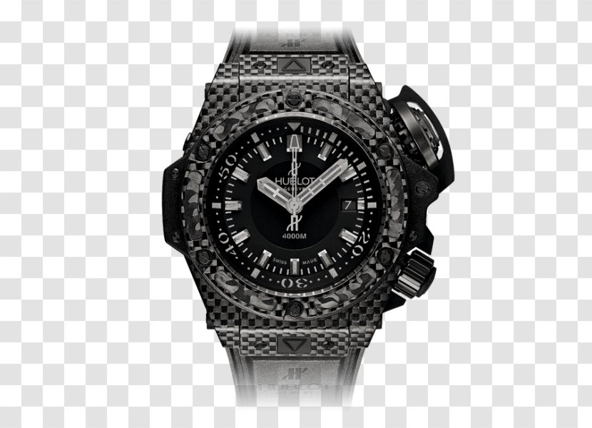 Hublot Diving Watch Chronograph King Power - Platinum Transparent PNG