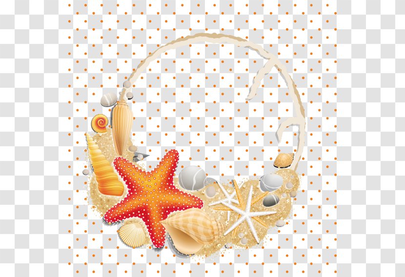 Seashell Clip Art - Peach - Shell Basket Vector Transparent PNG