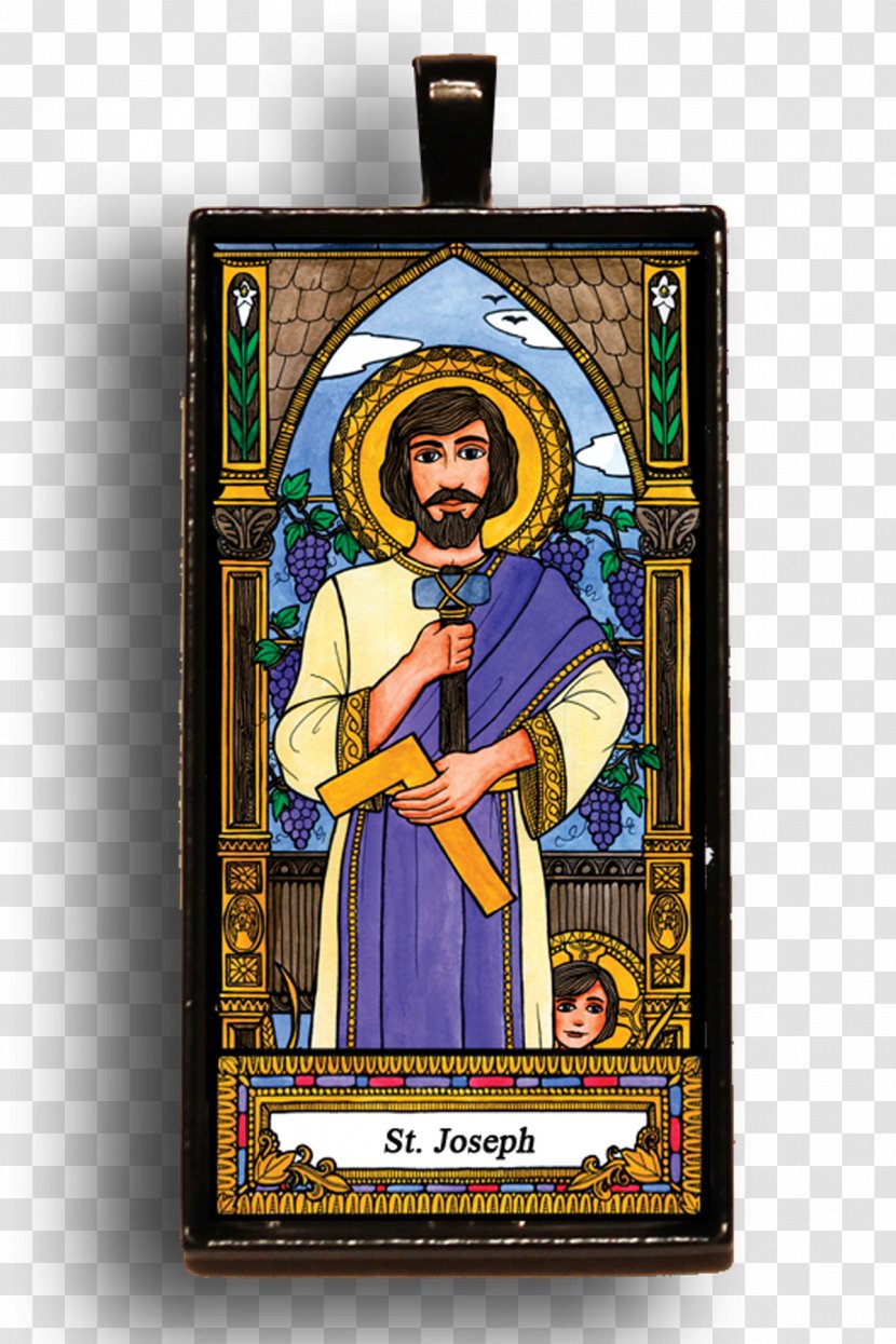 Religion Saint San Damiano, Assisi Religious Symbol - Joseph - Stained Glass Catholic Transparent PNG