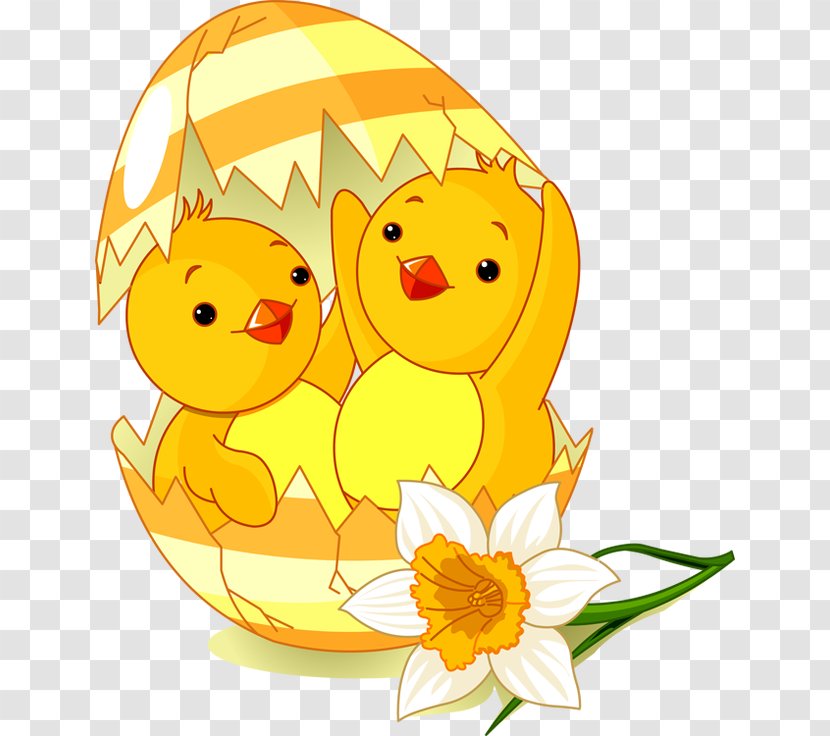 Easter Bunny Greeting & Note Cards Happiness - Yellow - Chick Transparent PNG