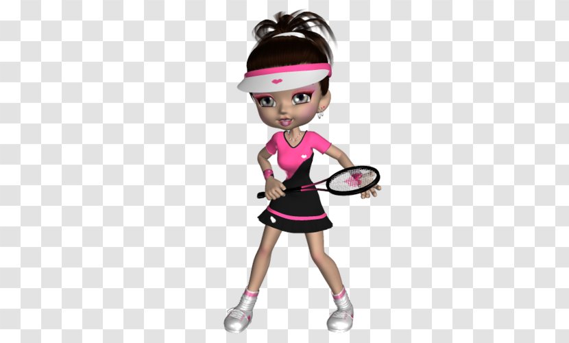 Tennis Animation Sport Drawing Clip Art - Pink Transparent PNG