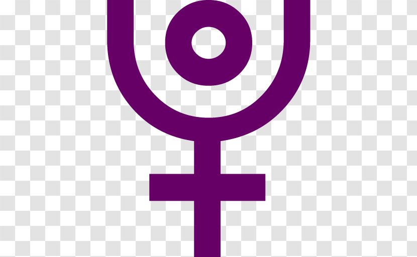 Gender Symbol Equality Astrological Symbols Equals Sign - Cross - Purple Coupon Transparent PNG