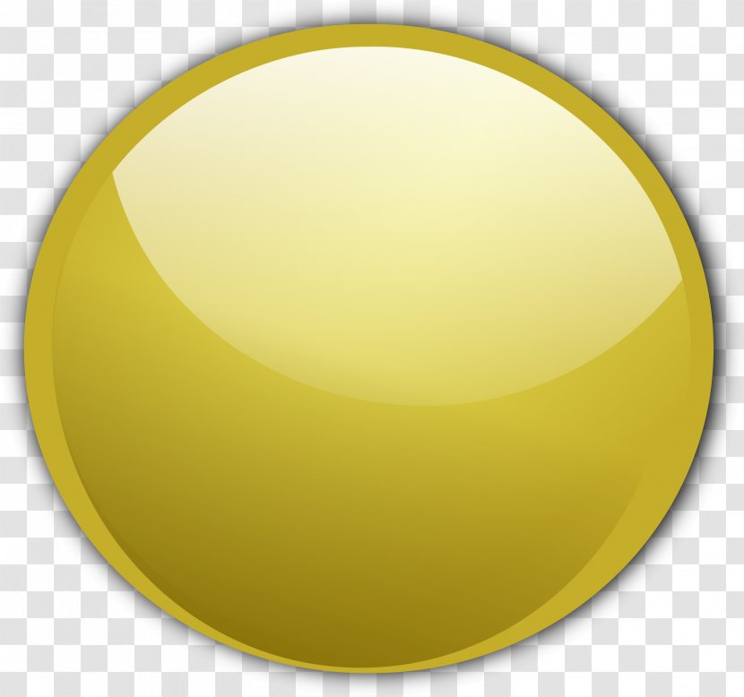 Gold Button Clip Art - Cdr - Plates Transparent PNG
