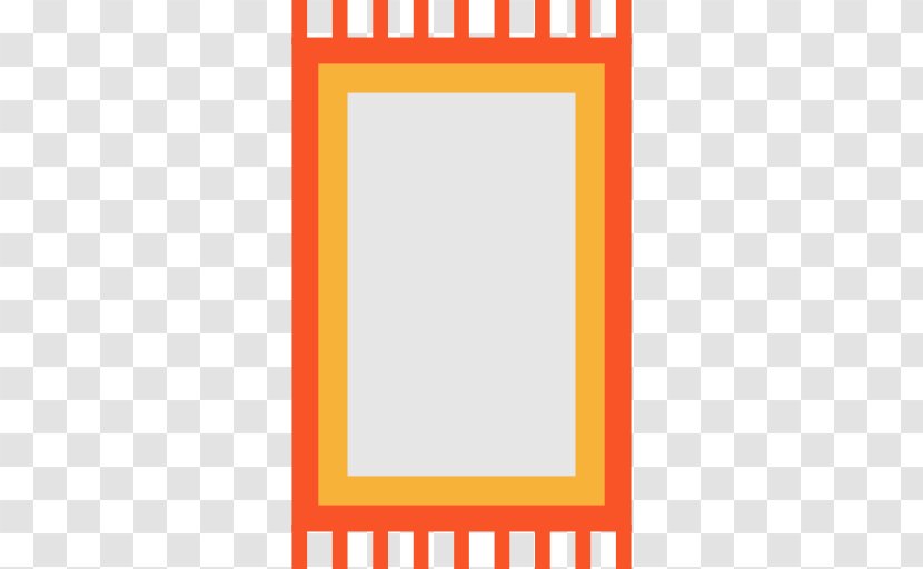 Rectangle Mat Picture Frames Paper Product - Orange - Matting Vector Transparent PNG