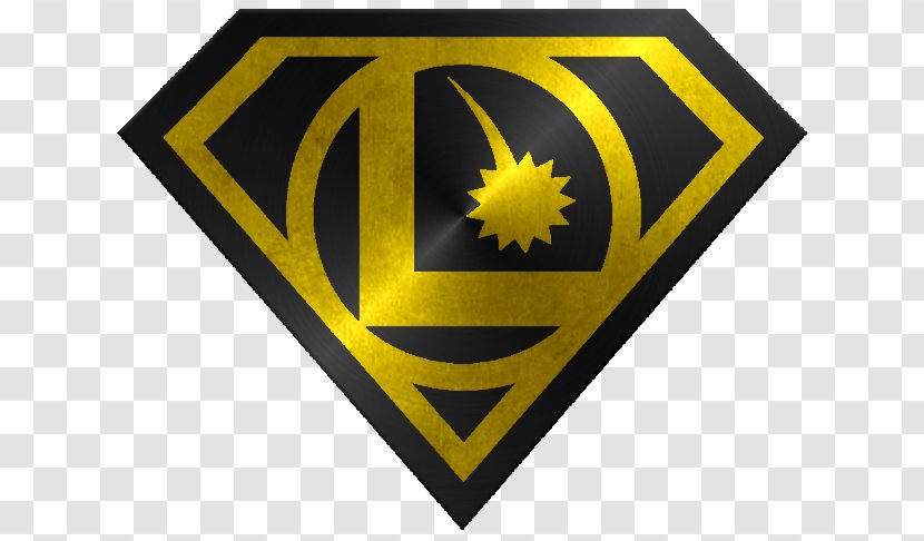 Superman Logo Green Lantern Corps Sinestro - Man Of Steel - Metallic SuperMan Transparent PNG