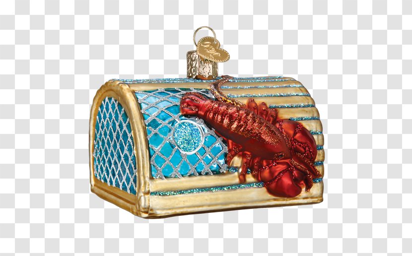 Lobster Trap Christmas Ornament Fish - Tradition Transparent PNG
