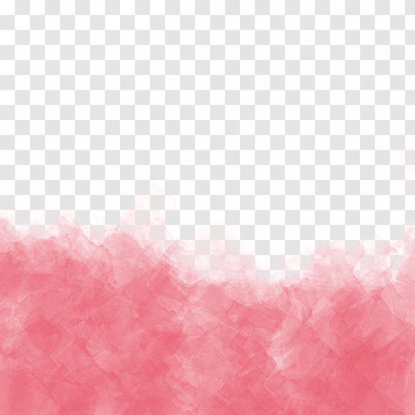 Sky Computer Pattern - Beautiful Pink Water Stains Transparent PNG