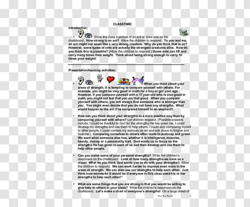 Strengths And Weaknesses Essay Character Structure Personality Document - Preferential Activities Transparent PNG
