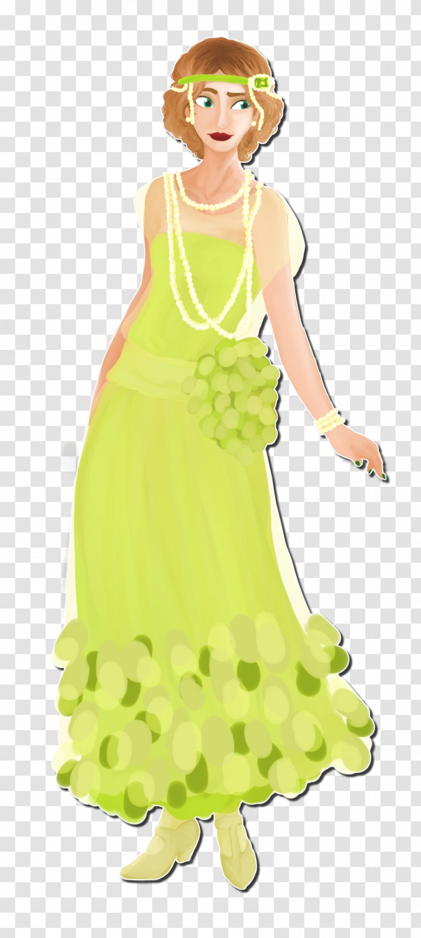 Gown Dress Character Toddler - Silhouette Transparent PNG