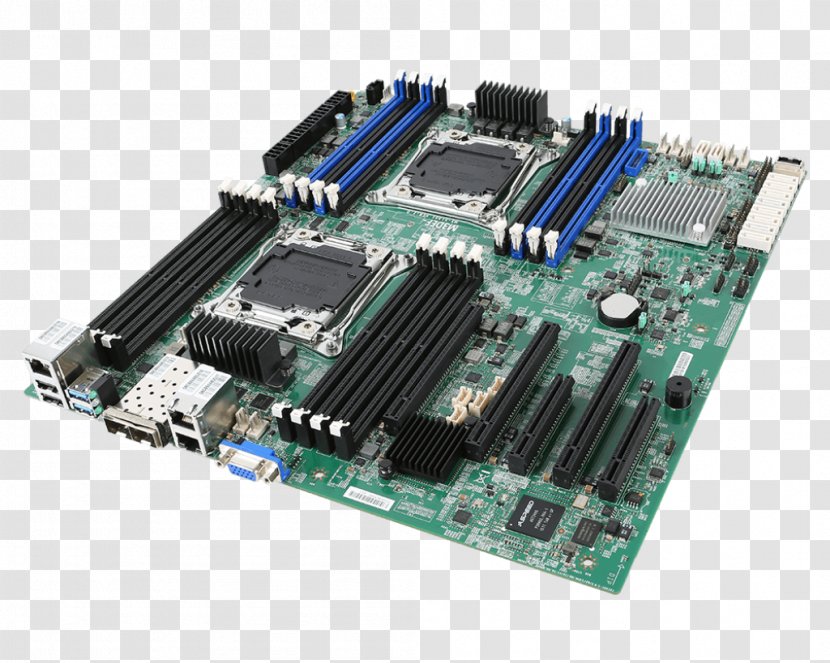 Motherboard Computer Servers Xeon Intel Central Processing Unit - Network Transparent PNG