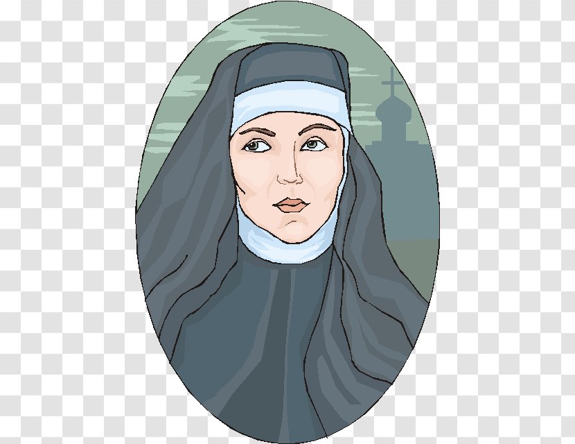 Nose Portrait Headgear Abbess - Heart Transparent PNG