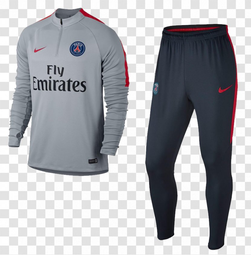 Paris Saint-Germain F.C. Tracksuit Football Nike Jersey - Sportswear Transparent PNG