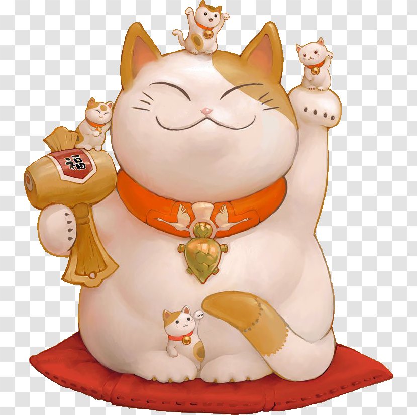 Maneki-neko Neko Atsume Cat Luck Desktop Wallpaper - Maneki Transparent PNG