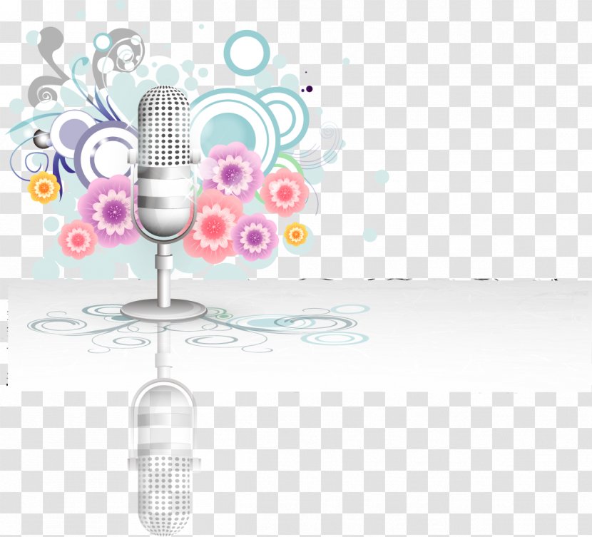 Microphone Graphic Design Fashion - Text Transparent PNG