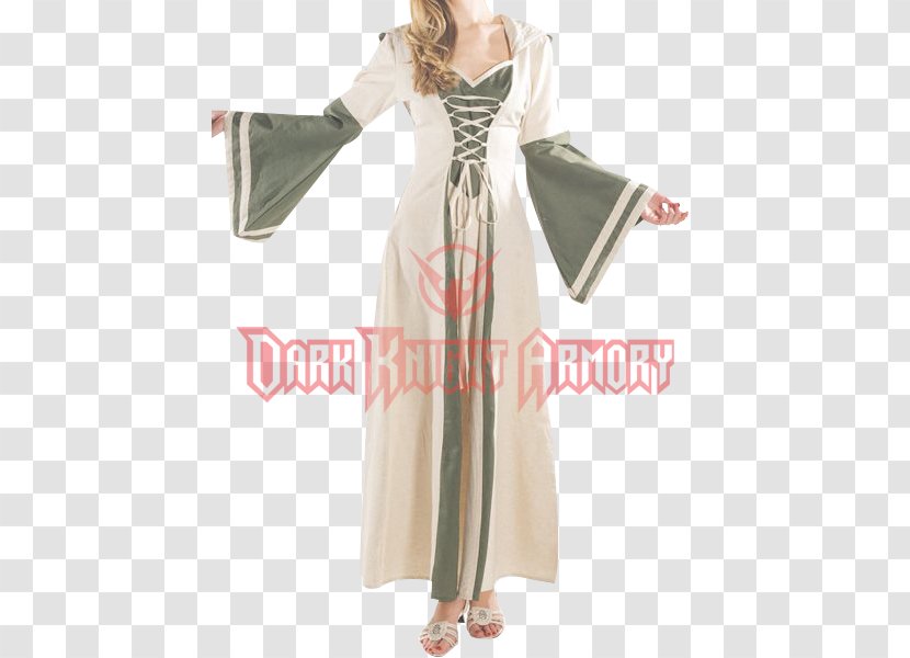 Middle Ages Gown Dress English Medieval Clothing - Robe Transparent PNG