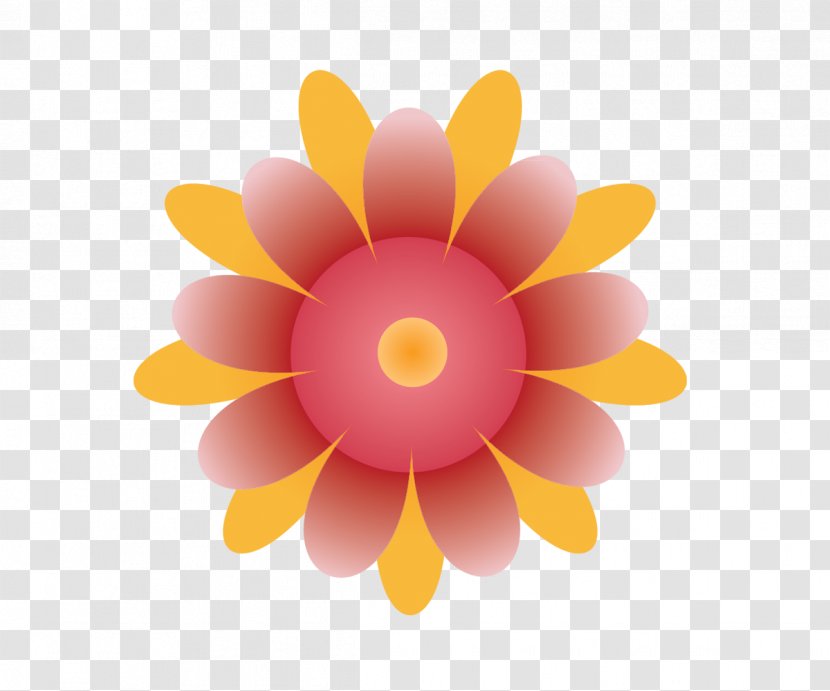 Flower Euclidean Vector Download - Symmetry - Sunflower Creative Transparent PNG