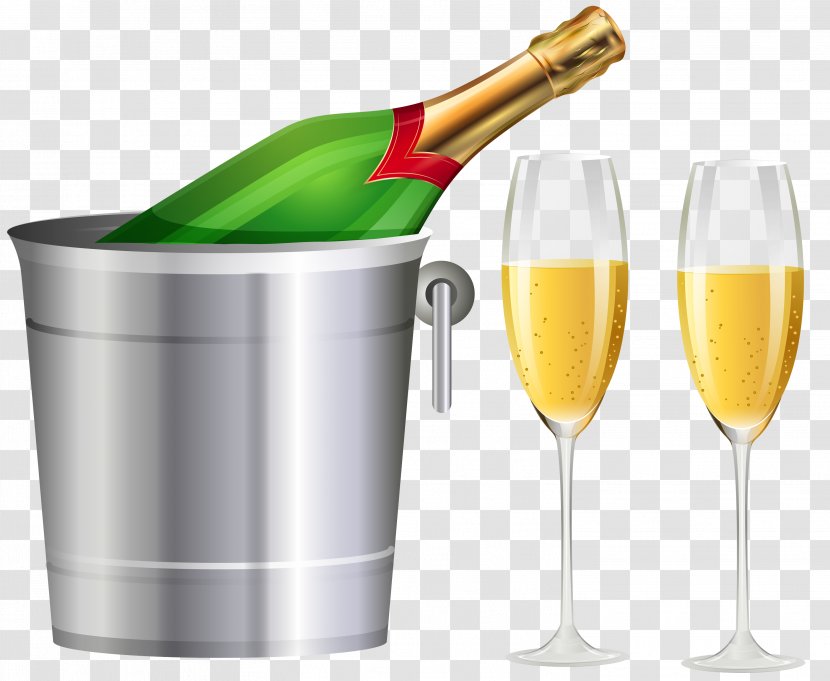 Champagne - Drink - Sparkling Wine Drinkware Transparent PNG