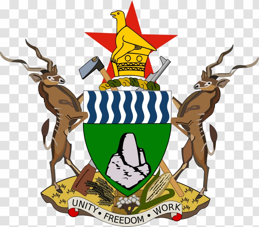 Coat Of Arms Zimbabwe Flag National - Usa Gerb Transparent PNG
