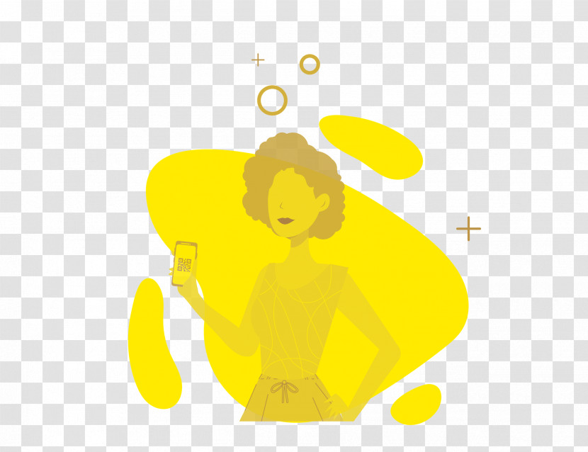 Joint Cartoon Yellow Character Happiness Transparent PNG