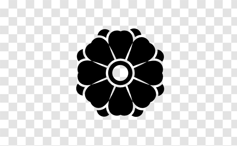 Flower Floral Design - Black Transparent PNG