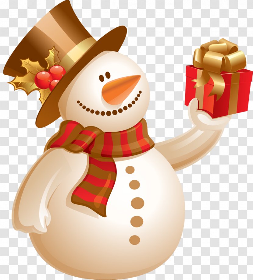 Christmas Snowman Clip Art Transparent PNG