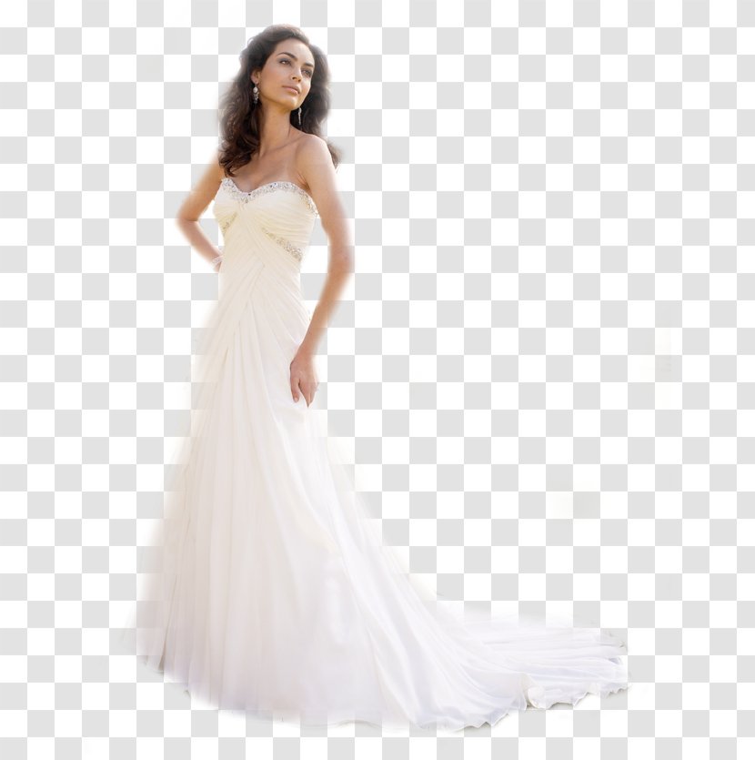 Wedding Dress Cocktail Satin Prom Gown - Frame - Bride Transparent PNG