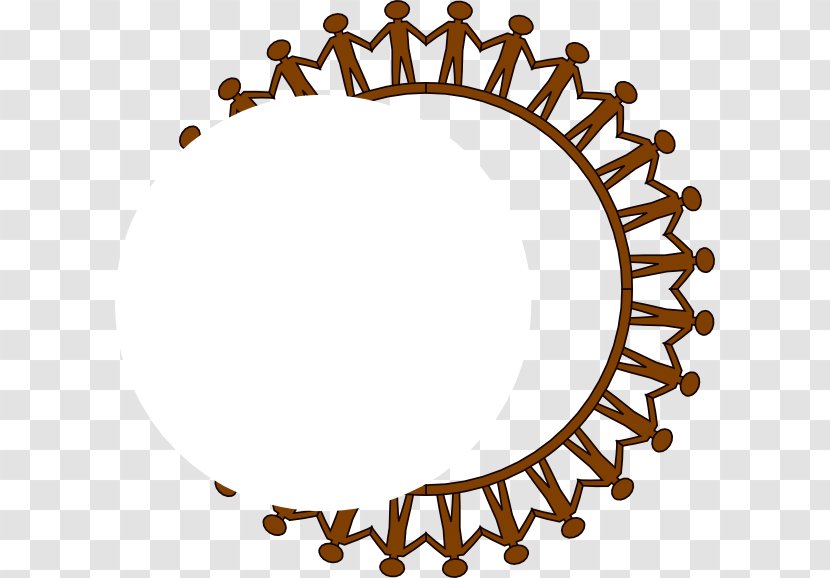 Holding Hands Circle Clip Art - Royaltyfree Transparent PNG