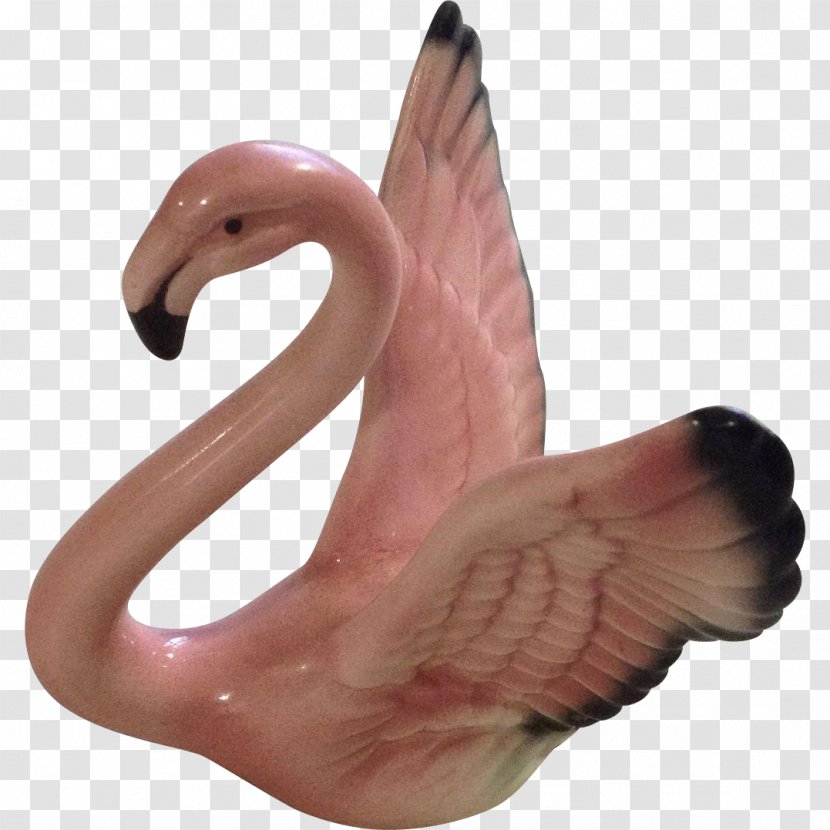 Water Bird Beak Figurine Organism - Flamingo Transparent PNG