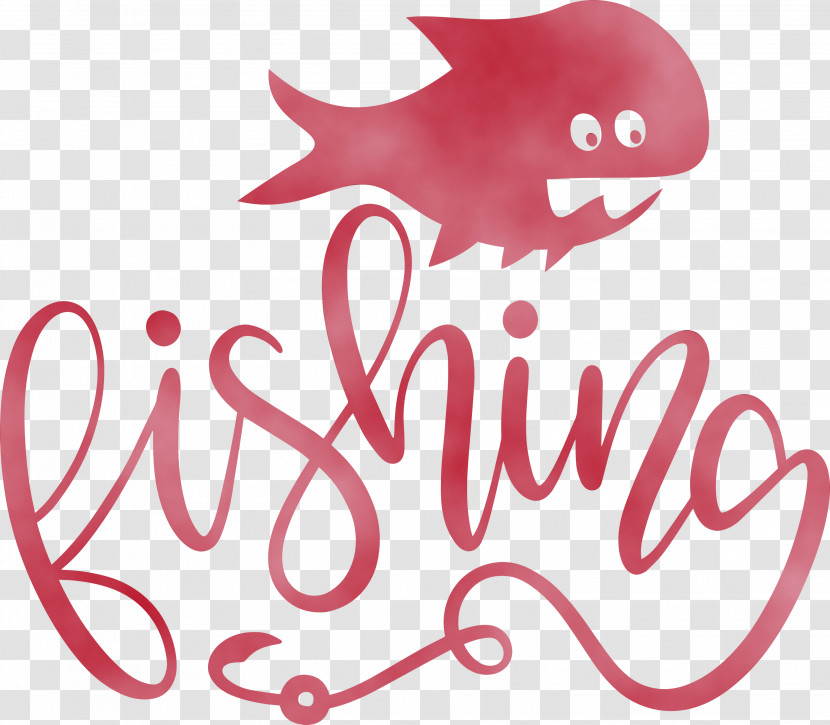 Logo Calligraphy Fishing Transparent PNG