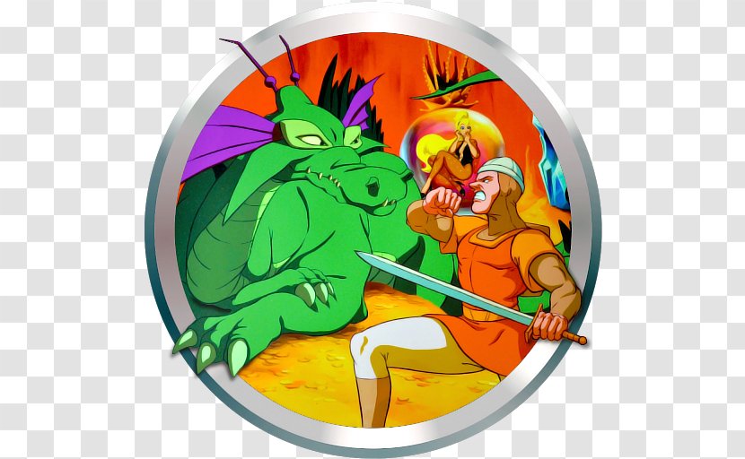 Animated Cartoon Dragon's Lair Legendary Creature - Art - Dragons Transparent PNG