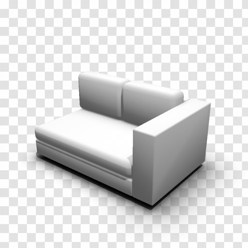 Sofa Bed Comfort Rectangle - Couch - Angle Transparent PNG