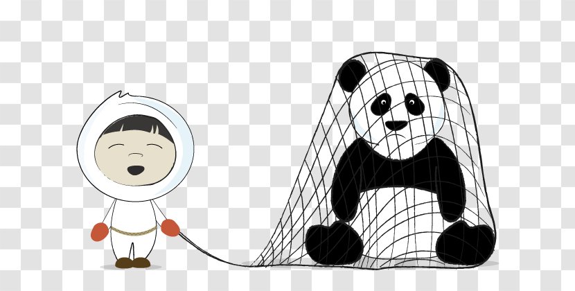 Dog Cartoon - Google Panda Transparent PNG
