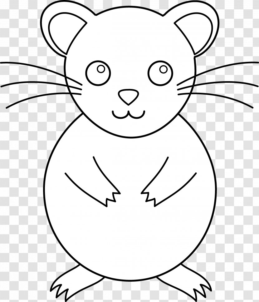 Golden Hamster Drawing Line Art Clip - Bear Transparent PNG