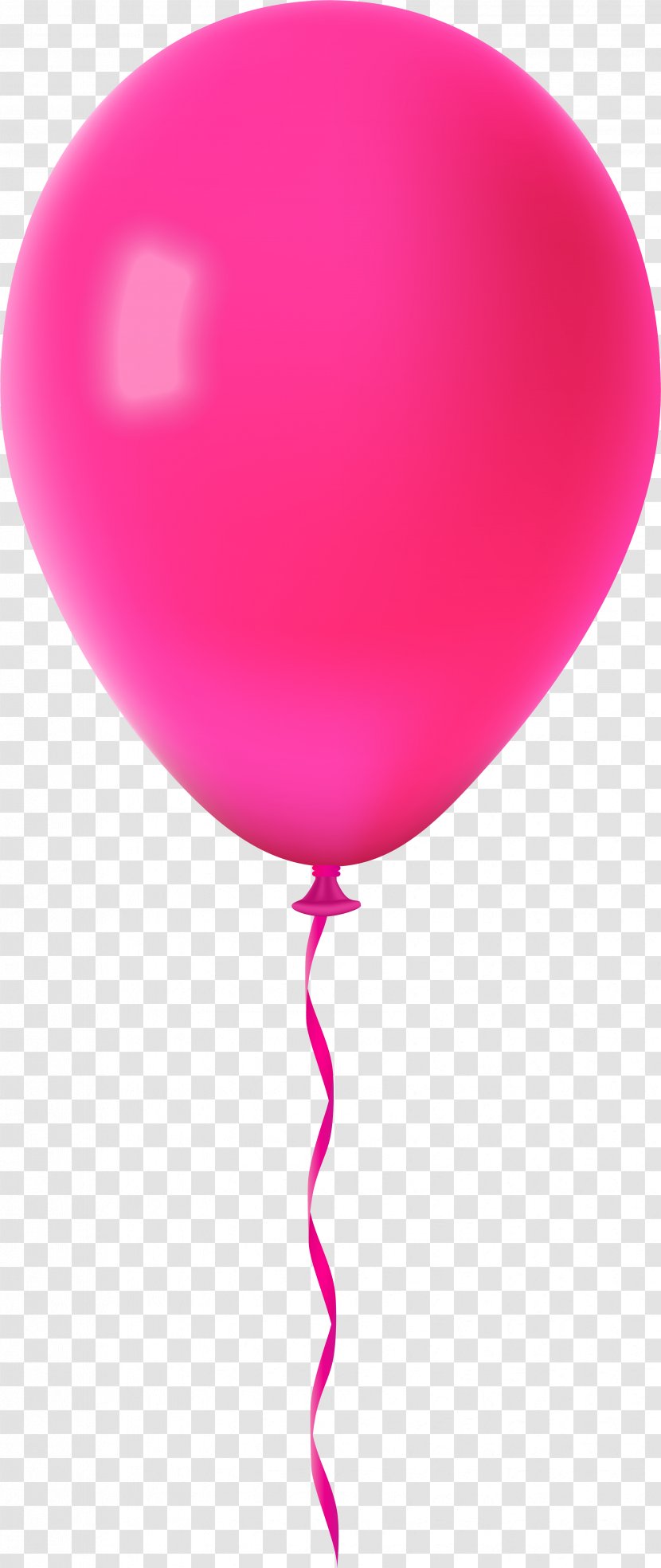 Pink Birthday Balloons Clip Art Image - Heart - Mangle Ucn Transparent PNG